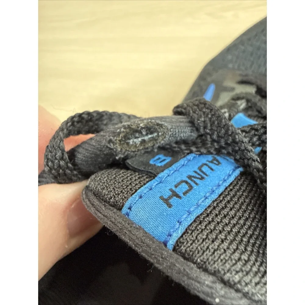 Brooks Launch 8 Running Shoes Mens Size 7 Black Blue 1103581D018‎ Sneakers